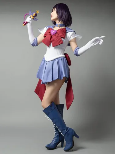 Vista 2 de Cosfun Vestido de disfraz de cosplay Super S Saturno para Halloween mp001408