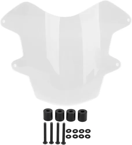 Vista 7 de Fydun Protector de faros delanteros de motocicleta, superficie lisa resistente con tornillo de montaje de repuesto para 700 2019‑2022 (transparente)
