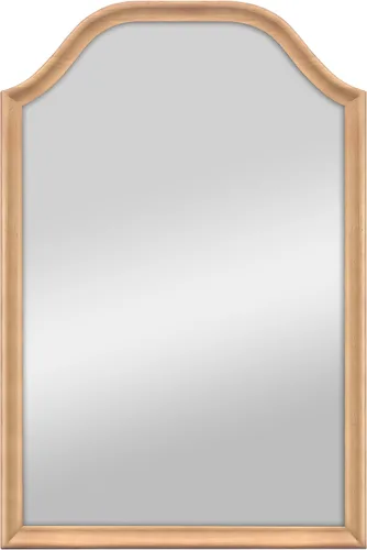Vista 53 de MCS Simplicity - Espejo de pared grande de 21.5x25.5 pulgadas, espejo negro con detalle biselado, espejo para colgar en pared vertical u horizontal