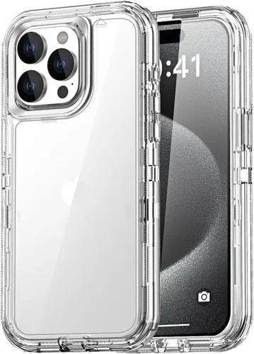 Vista 13 de AICase Funda para iPhone 14 Pro Max (6.7") con Protector de Pantalla de Vidrio, Protección contra Caídas de Servicio Pesado, Cuerpo Completo