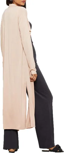 Vista 6 de BCBGMAXAZRIA Lightweight Long Jacket for Women - Open Front Draped Duster
