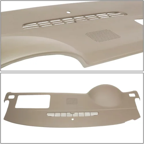 Vista 3 de Auto Dynasty Cubierta de tablero frontal ABS moldeada Compatible con Chevy Tahoe Avalanche Suburban Silverado GMC Yukon XL Sierra 07-14, Beige