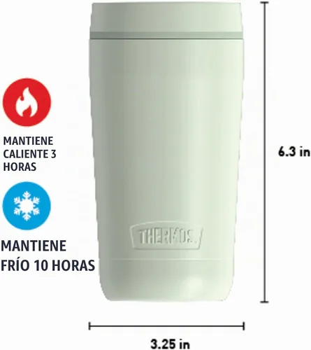 Vista 7 de THERMOS ALTA SERIES - Vaso de acero inoxidable, 12 onzas, color verde matcha