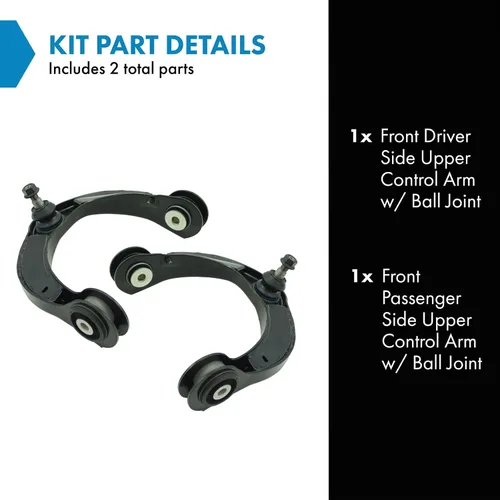 Vista 106 de Conjunto de Brazo de Control Inferior Delantero y Junta Esférica TRQ para Lado del Conductor y del Pasajero 2 Piezas Compatible con Ford Mustang GT