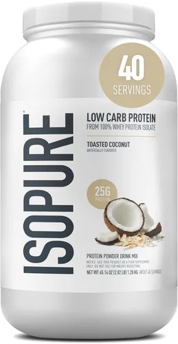 Vista 11 de Isopure Proteína aislada de suero de carbohidratos en polvo, crema