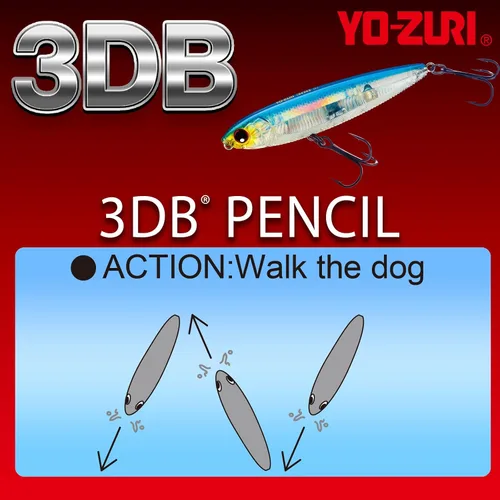 Vista 3 de Yo-Zuri Señuelo flotante de lápiz 3DB