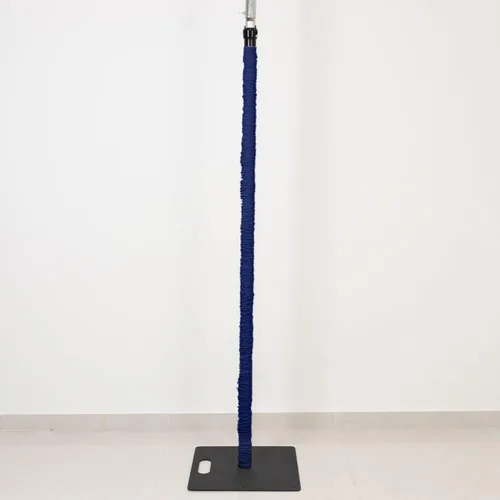 Vista 10 de Efavormart - Cubierta vertical para poste de elastano, 20 pies, color negro, tela elástica para colgar candelabros de aluminio curvado, tubería
