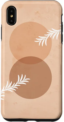 Vista 11 de iPhone 16 Moon Phases Plant Boho Beige Terracotta Bohemian Aesthetic Case