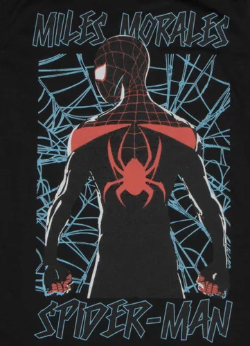 Vista 7 de Marvel Avengers Spider-Man Black Panther Miles Morales - Conjunto de camiseta de manga corta para niños, camiseta sin mangas y pantalones cortos