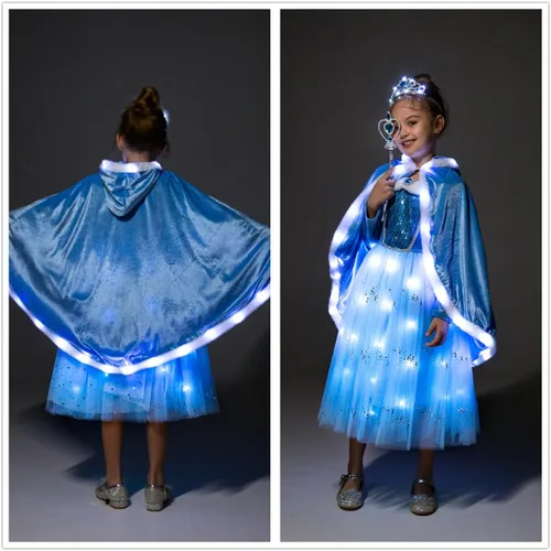 Vista 7 de Capa de princesa para niñas