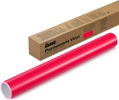 Vista 56 de ANT Melocotón, rollo de vinilo permanente de 24" x 4,5 m, rollo de vinilo adhesivo, para proyecto DIY, calcomanía, pegatina, compatible con Cricut