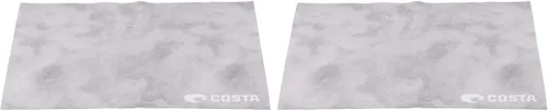 Vista 4 de Costa Del Mar Costa - Paño de limpieza de microfibra reciclada, 5 x 7, color gris