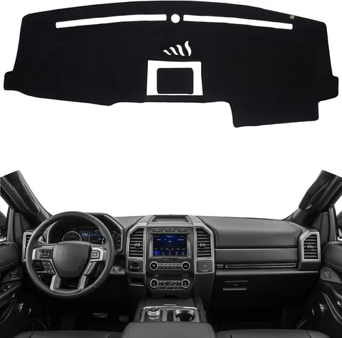 Vista 39 de TUCAREST Funda para salpicadero Compatible con Ch-Evy Silverado 1500/2500 HD/ 3500 HD 2019 2020 2021 2022 2023, GM-C Sierra 1500/2500 HD/ 3500 HD