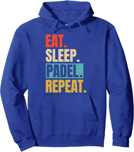 Vista 3 de Eat Sleep Padel Repeat - Sudadera con capucha para hombre y mujer