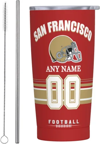 Vista 28 de Vaso Arizona personalizado, vaso con nombre y número personalizados, taza de café de viaje de acero inoxidable que mantiene las bebidas frías