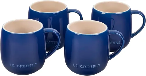 Vista 8 de Le Creuset - Juego de 4 tazas Heritage de cerámica, 13 onzas cada una, alcachofa Artichaut