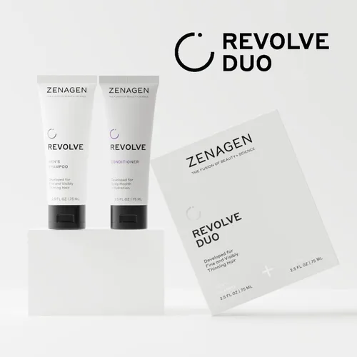 Vista 3 de Zenagen Revolve - Dúo de pérdida de cabello para hombre, 2.5 onzas líquidas