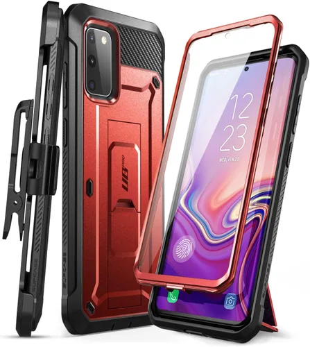 Vista 12 de SUPCASE Funda para Samsung Galaxy S20 FE 5G con Protector de Pantalla (Unicorn Beetle Pro), [Soporte Integrado y Clip para Cinturón] Funda