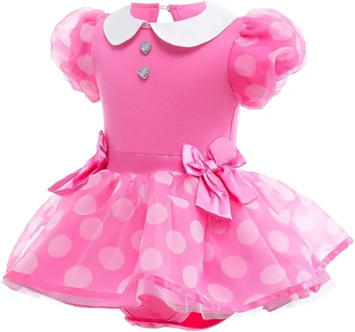 Vista 220 de Disfraz de princesa de Belle Sofía Blancanieves para niñas pequeñas, disfraz de princesa, Navidad, Halloween, mameluco con diadema