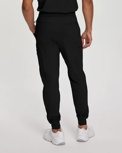 Vista 3 de Urbane Impulse 9913lLKA - Pantalones deportivos elásticos de 7 piezas para hombre Grafito