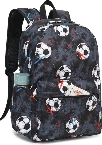 Vista 32 de CAMTOP - Conjunto de mochila y lonchera con estampados divertidos para niños de preescolar y primaria), Y0058-2