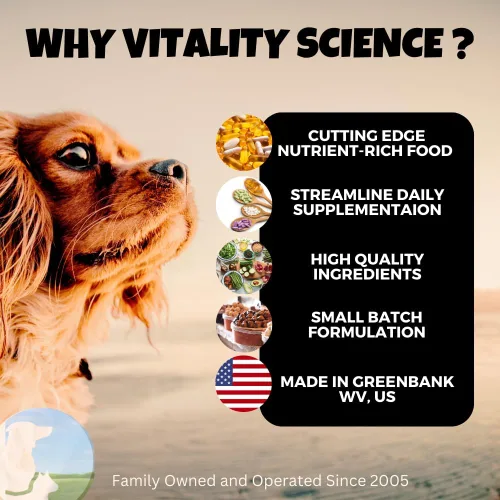 Vista 4 de Vitality Science Comodidad canina para perros Mantiene un tracto intestinal saludable y una flora intestinal adecuada Restaura la angustia