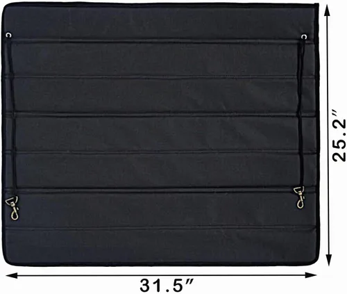 Vista 3 de otoez Protector de parachoques para automóviles, protector de parachoques trasero plegable para camión, tapete universal para maletero, tapete