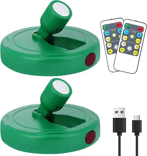 Vista 17 de Focos que funcionan con pilas, luz de imagen inalámbrica, iluminación de acento regulable, luces LED inalámbricas, luces adhesivas con control
