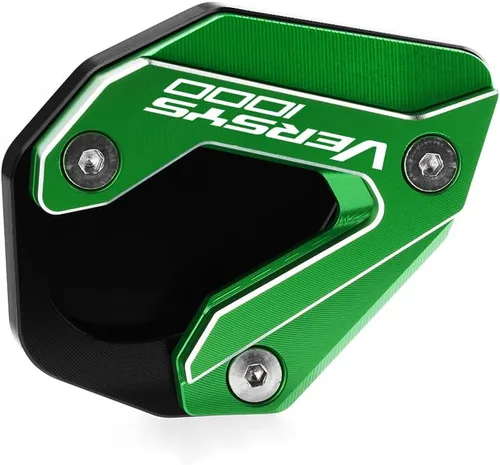 Vista 7 de Placa de extensión de soporte lateral de motocicleta compatible con Kawasaki Versys 1000 SE KLZ1000 SE LT+ 2015-2022 Soporte para almohadilla