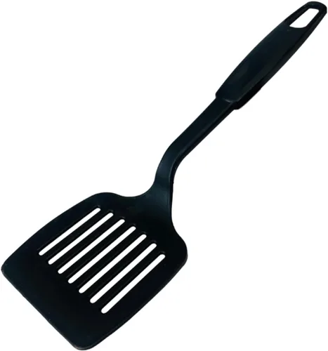 Vista 6 de Juego de utensilios de nailon de 4 piezas, 11 pulgadas cada uno, resistente al calor, antiadherente, incluye cuchara ranurada, espátula, cucharón