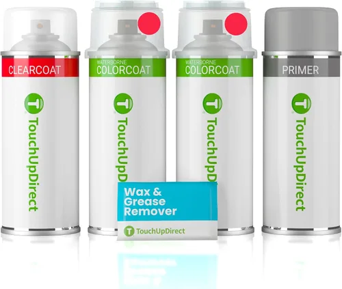 Vista 204 de TouchUpDirect L90E/P1/T1 Blanco Alpino Compatible con Pintura de Retoque Volkswagen Exact Match Aerosol - Kit Esencial
