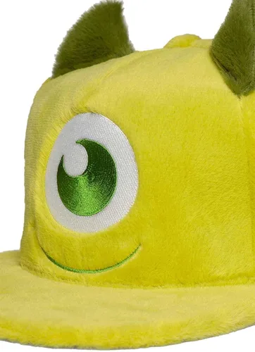 Vista 4 de Disney Gorra de béisbol novedosa Monsters Inc Mike Oficial Amarillo Snapback Talla única Amarillo