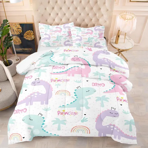 Vista 6 de NINENINE - Juego de edredón de ciervos camuflados - Tamaño individual, ropa de cama temática occidental de bosque con bandera americana para niños