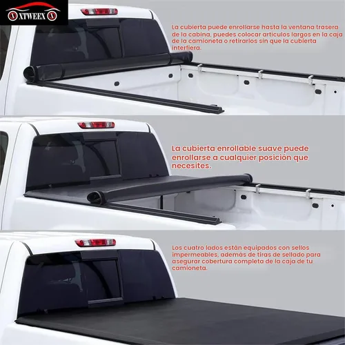 Vista 4 de Funda de cama enrollable suave para Chevy Colorado/GMC Canyon 2015
