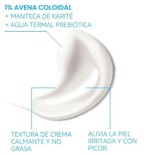 Vista 3 de La Roche-Posay Lipikar Crema Calmante de Alivio para Eccema, Loción Facial y Corporal Para Eccema y Piel Sensible y Seca, Hidratante con Avena