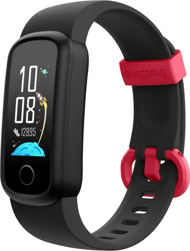 Vista 8 de BIGGERFIVE Vigor - Reloj de fitness para niños de 5 a 15 años, impermeable IP68, podómetro, seguimiento de actividad con monitor de frecuencia