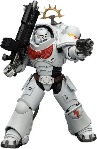 Vista 14 de JOYTOY Warhammer The Horus Herejy 1:18 Hijos de Horus MKVI Tactical Legionary Model Regalos de cumpleaños JT02977