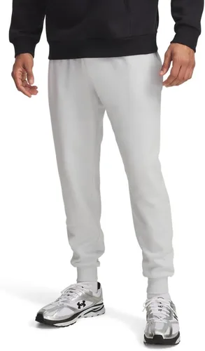 Vista 24 de Under Armour Rival - Pantalones de correr de forro polar para hombre (001) Negro / Blanco