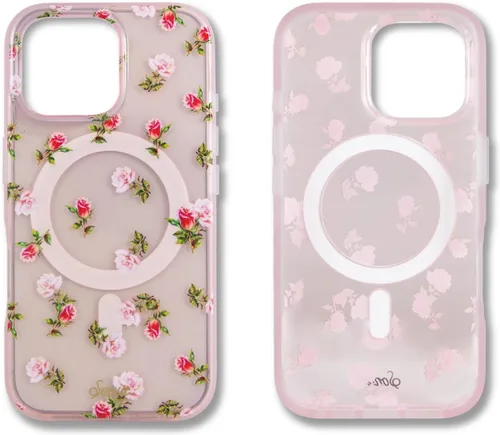 Vista 83 de Sonix - Funda para iPhone 12 y iPhone 12 Pro, compatible con MagSafe, probada contra caídas de 10 pies, Brown Tort, diseño de carey marrón