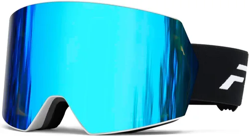Vista 16 de FMY - Gafas de esquí para hombres, mujeres y jóvenes - Gafas de snowboard y esquí con protección antivaho UV400 para adultos