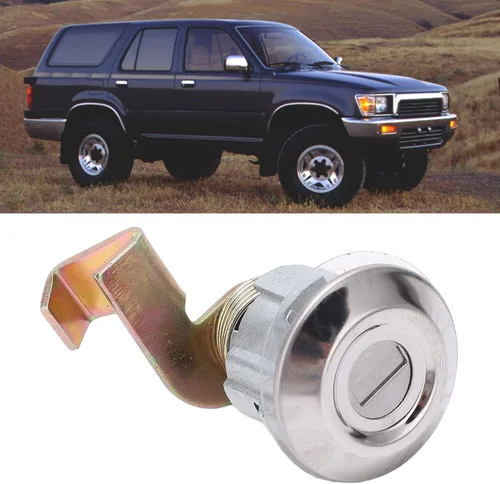Vista 4 de Acouto Tapa de combustible Puerta Cerradura de gas para Pickup MK3 1989‑1997 Tapa de combustible Puerta Cerradura de gas con 2 llaves 69511 32010