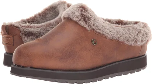 Vista 7 de Skechers Keepsakes-R E M Shootie con forro de piel sintética y pantuflas de espuma viscoelástica