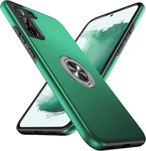 Vista 10 de Anqrp Funda para Samsung Galaxy A53 con soporte de anillo, color negro