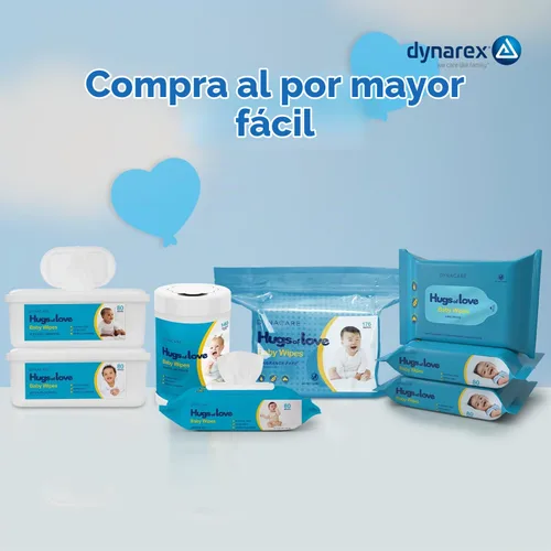 Vista 7 de Dynarex – Toallitas húmedas Scented 6" x 6.75" – 140/Canister