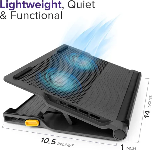 Vista 6 de Targus - Tapete de enfriamiento de ventilador dual con conexión USB