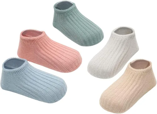 Vista 6 de Calcetines antideslizantes unisex para bebé y niña calcetines para el suelo