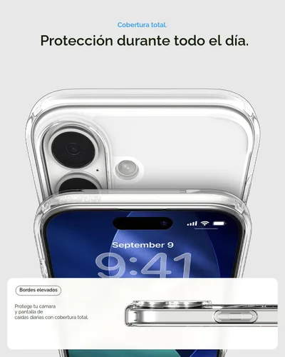 Vista 5 de Spigen Funda para iPhone 17, Ultra Hybrid MagFit [Control de cámara cubierta de TPU] [Anti-amarilleo] [Compatible con Magsafe] - Grafito