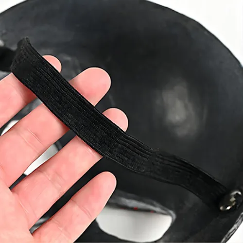 Vista 6 de OBILAN Máscara de Halloween, máscaras de Halloween para adultos, máscara de zombi aterradora, máscara realista espeluznante, máscaras con bocas