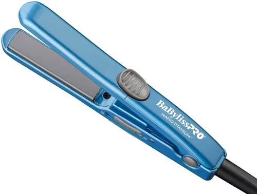 Vista 9 de BaBylissPRO Nano Titanium Mini Flat Iron Hair Straightener, 0.5" Hair Straightener Iron for Touch Ups & All Hair Types, Perfect for Travel