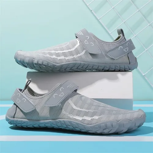 Vista 7 de Zapatos acuáticos transpirables de secado rápido para mujer y hombre, calcetines acuáticos suaves para senderismo, natación, playa, surf, yoga